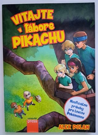 Kniha pokémon "vitajte v tábore pikachu", 