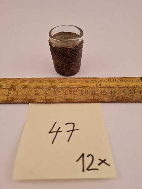 12ks sada poharikov v prutenom obale, 