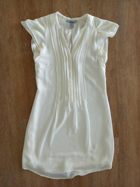 Biele letné šaty, h&m,34