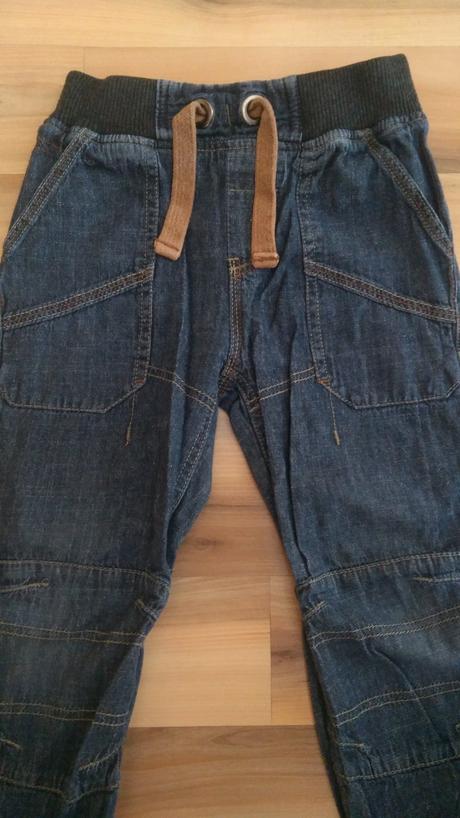 Tmavomodré, tenšie rifle, 5-6r., next,116