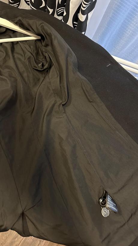 Sýtočierny kabát, h&m,34