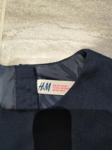 Šaty, šatová sukňa ham, v134, 8-9r, h&m,134