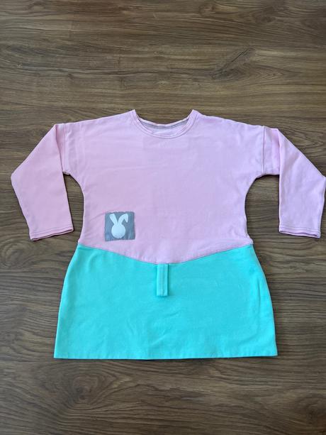 Funny bunny pískacie tričko/tunika 92/98, funny bunny,92