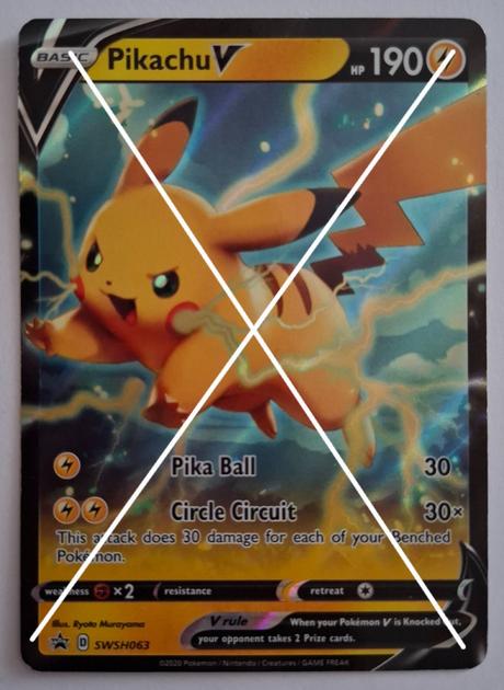 Pokémon karty promo v "sword & shield", 