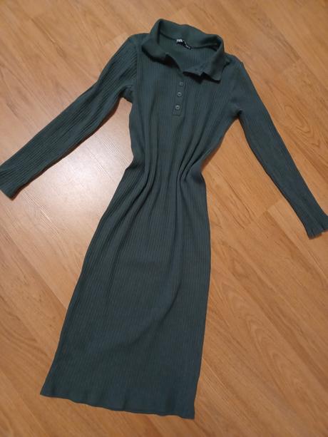 Šaty s golierom, zara,m