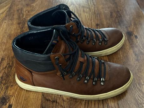 Topanky členkove kožené, 44