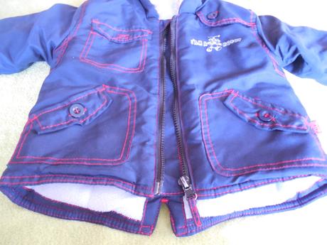 Zimná bundička pre chlapčeka, 86