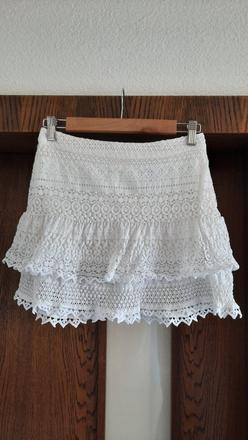 Biela suknička, h&m,s