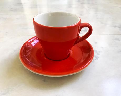 Koralová kávová súprava,