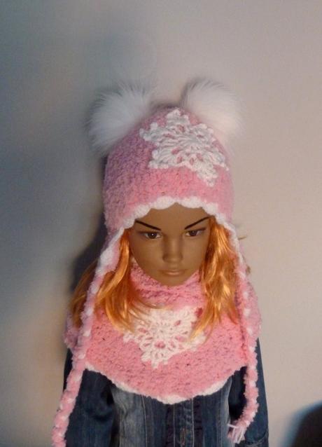 Sedo biela s vlockou zimna suprava, 68 - 146