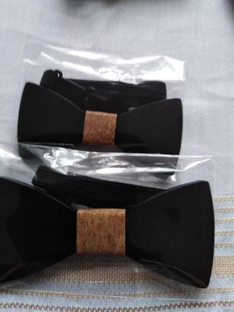 Dreveny motyl otec+syn,