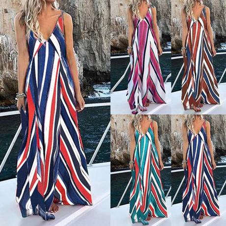 Letne maxi saty evelin, m