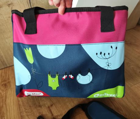 Prebaľovacia taška, na plece/kočík s uchytením,