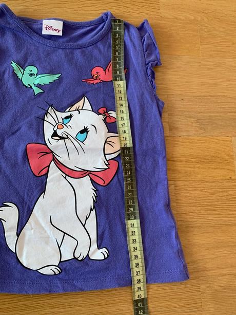 Tricko s macickou marie 104/110, disney,104