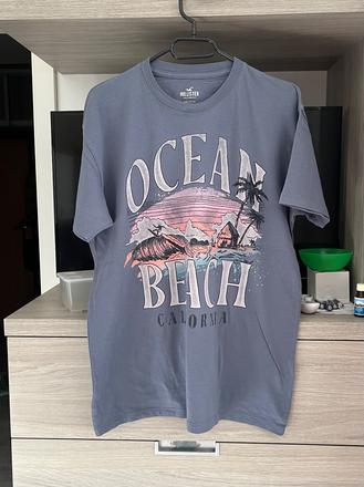 Oversize tričko, hollister,s