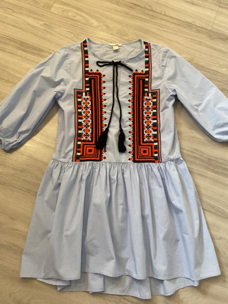 Nádherné šaty h&m s výšivkou, h&m,40