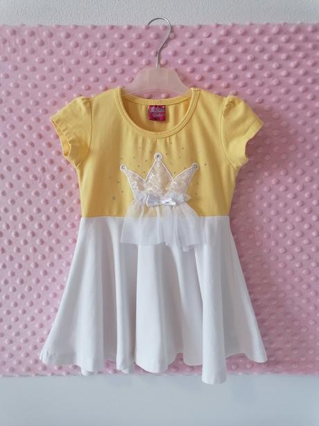 Princeznovske bavlnene saty 92/98, 98