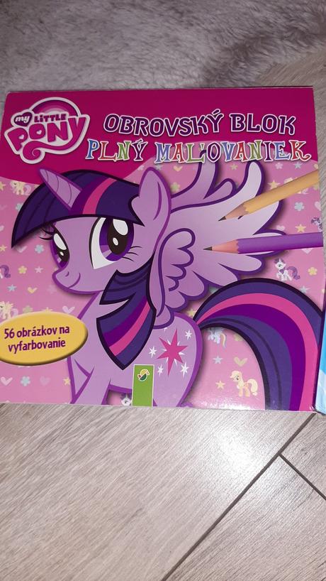 My little pony, sada knižiek a maľovánky,