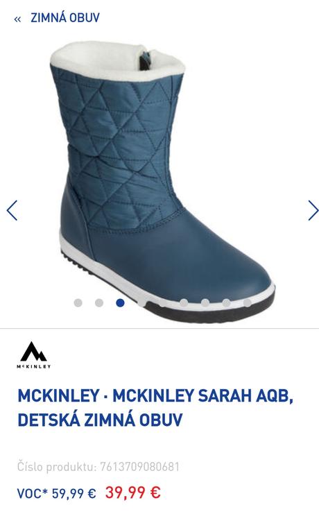Detské zimné čižmy, mckinley,31