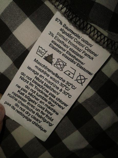 Sivo-biela káro blúzka tom tailor 38, tom tailor,38