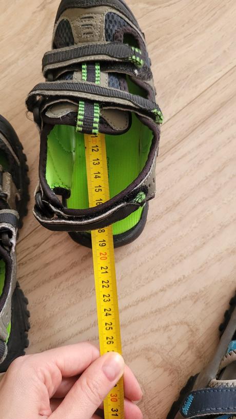 Turisticke sandalky vd 18,5 cm, quechua,30