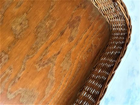 Veľký piknikový ratanový podnos, 