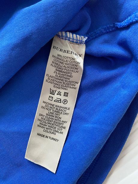 Burberry - slivkové polo, burberry,l