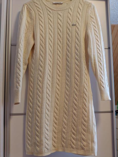 Lacoste originál luxusné bavlnene ikonické saty, lacoste,m