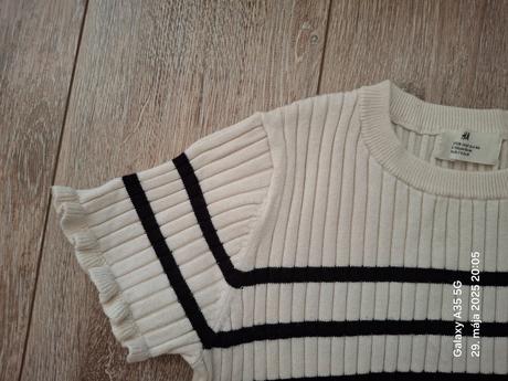 Pulóvrik-tričko, h&m,128