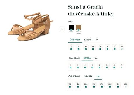 Tanecne topanky sansha - j, 33