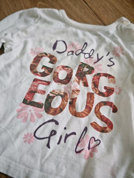 Krásne tričko daddy's girl, f&f,80