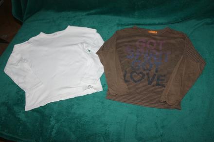 2x tricko 134/140, 134