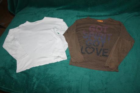 2x tricko 134/140, 134