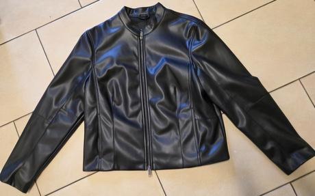 Koženková bunda vel.44, c&a,44