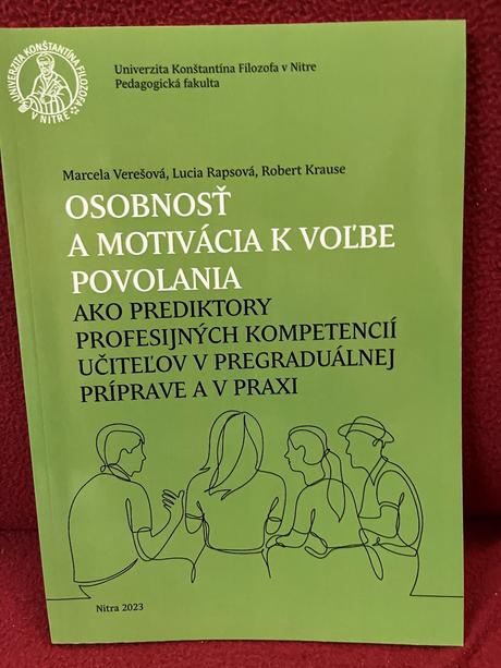Predám knihu osobnosť a motivácia k voľbe povolani,