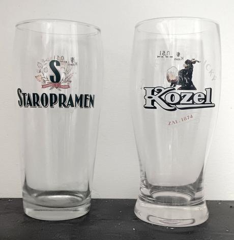 2x pohár na pivo 0,5l,