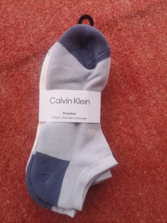 Calvin klein dámske ponožky 3 páry veľkosť 37-41, calvin klein,37 / 38 / 39 / 40 / 42