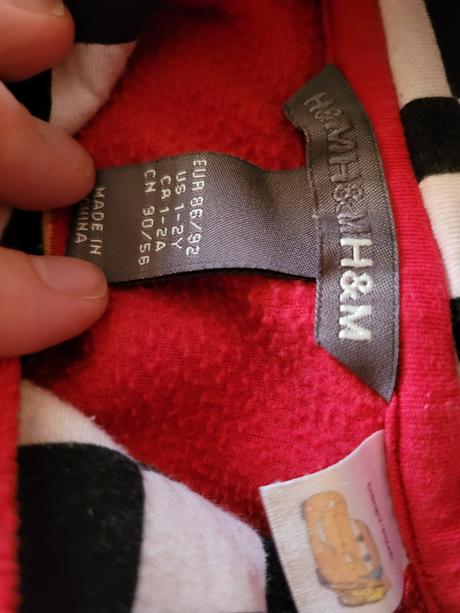 Mikina mcqueen, h&m,86