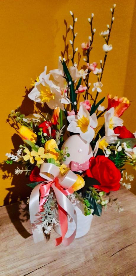 Veľkonočné a celoročné dekorácie na stôl, 