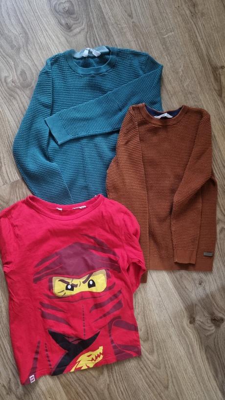 Sveter 2x h&m + tricko 134, h&m,134