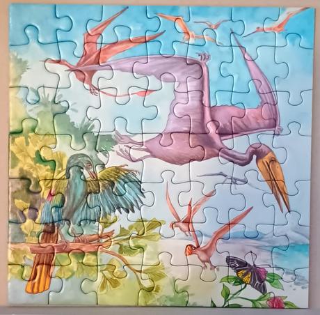 Puzzle dinosaurs,
