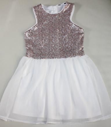 128 prilezitostne saty s flitrami,8 r., 128