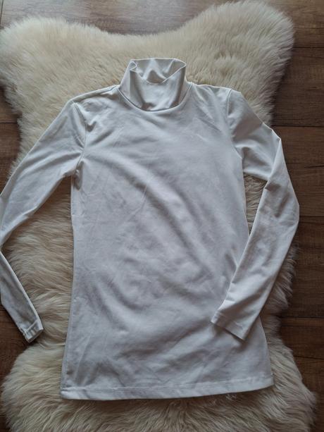 Biely rolacik so stojacikom super stav xs/34, xs