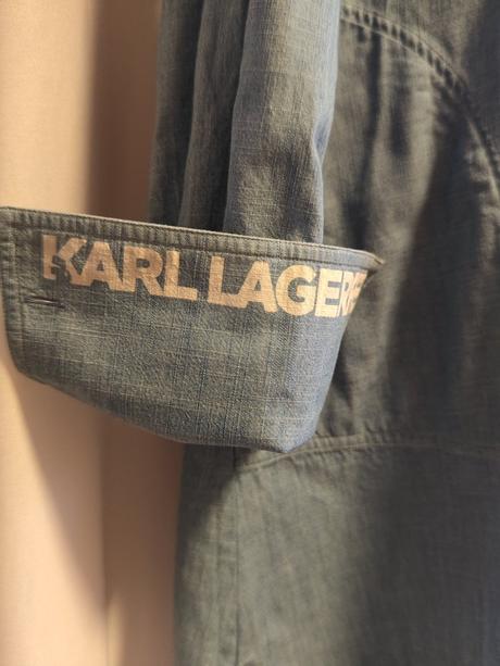 Karl lagerfeld originál košeľové šaty m/l, m