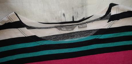 Farebné prúhované tričko 146/152, lindex,152