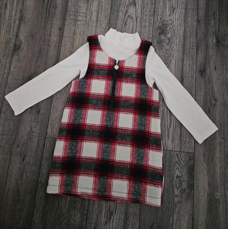 Teplé kárované šatočky f&f 98, f&f,98