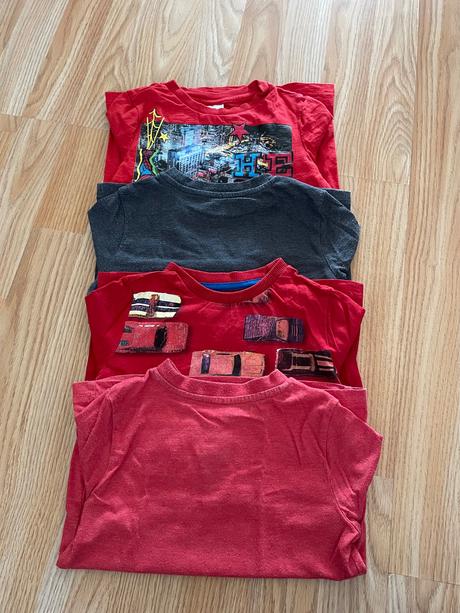 4x tricko dlhy rukav, f&f,92