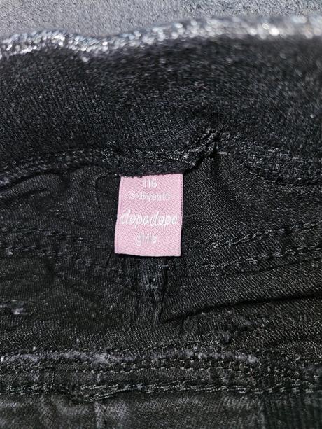 Rifle slim pre štíhle dievčatko, 116