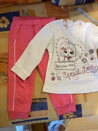 3 kusy súprava 104 vesta teplaky a tricko, 104