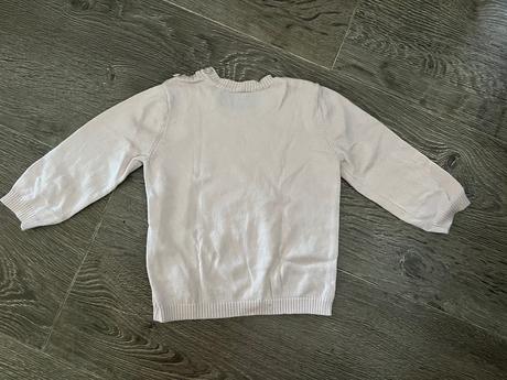 Bledoruzovy pulovrik so zajacikom benetton, benetton,74